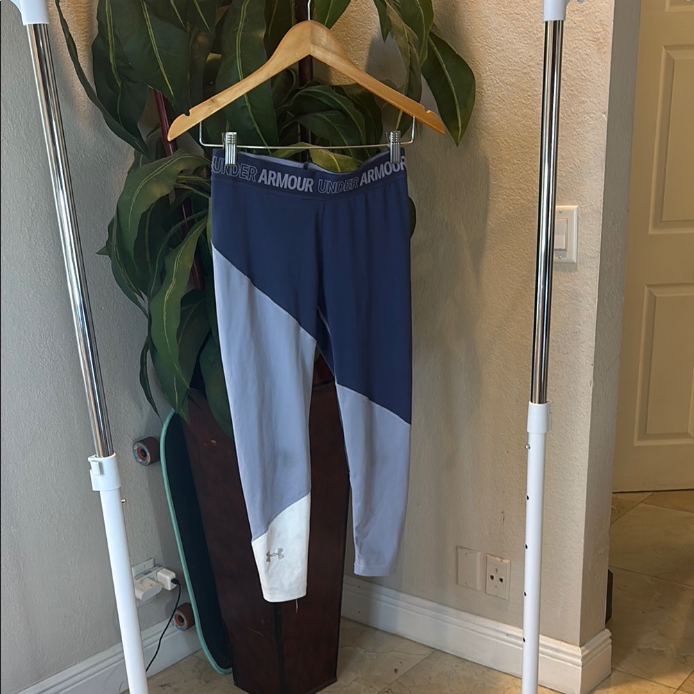 Under Armour Navy and Light Gray Leggings